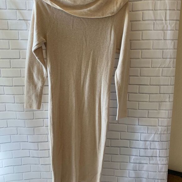 Torrid Cream Knit Cowl Neck Dress Size 1/1… - Picture 2 of 3